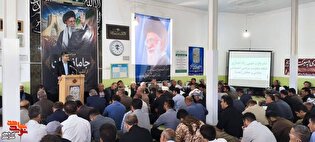 برگزاری مراسم جاماندگان از آیین تشییع قائد شهید انقلاب با حضور پرشور مردم سردشت