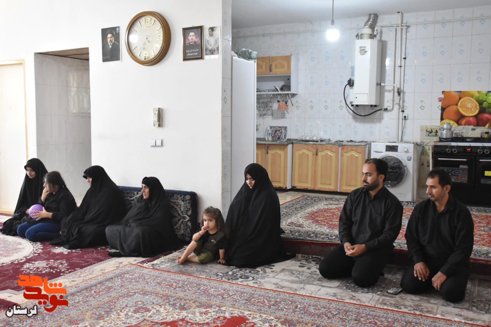دیدار با جمعی از خانواده شهدای جنگ رمضان در شهرستان رومشکان