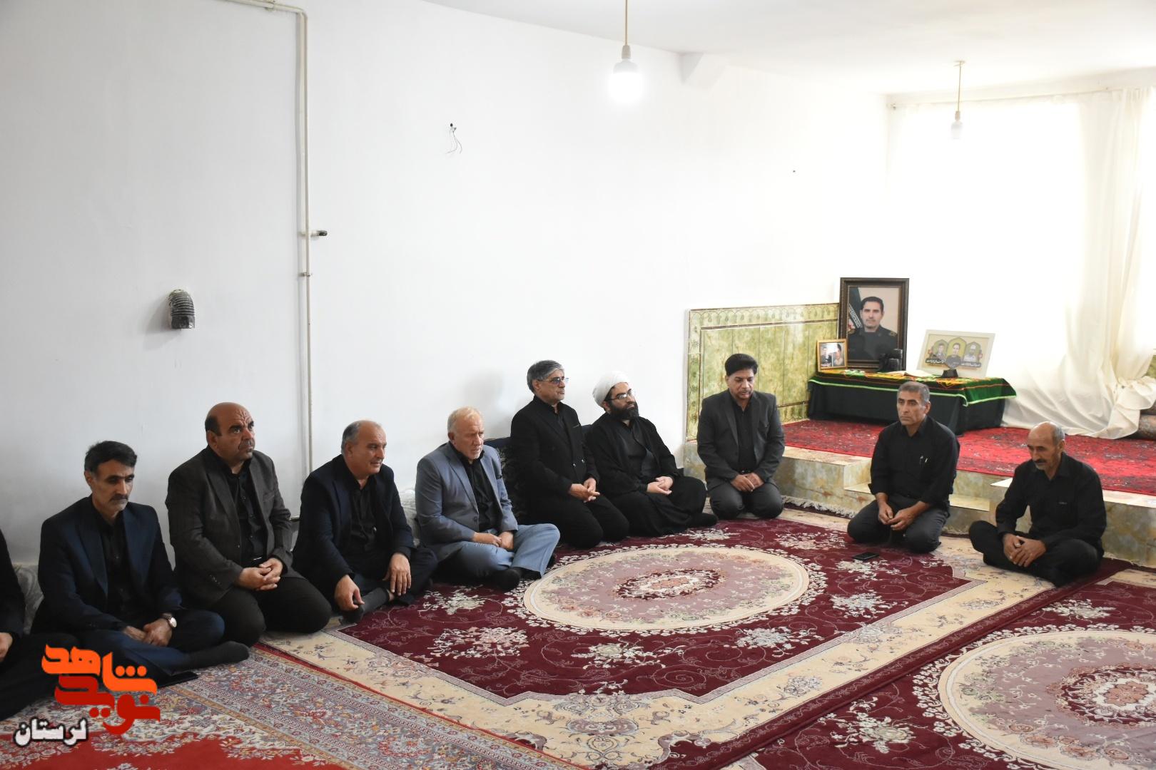 دیدار با جمعی از خانواده شهدای جنگ رمضان در شهرستان رومشکان