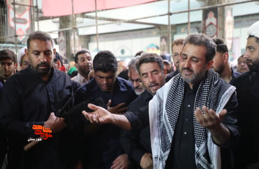 گزارش تصویری/آیین تشییع شهیدان «حسین عموری»، «سعید توکلی زاده» و «محسن نجاتی» در اهواز گزارش تصویری/آیین تشییع شهیدان «حسین عموری»، «سعید توکلی زاده» و «محسن نجاتی» در اهواز
