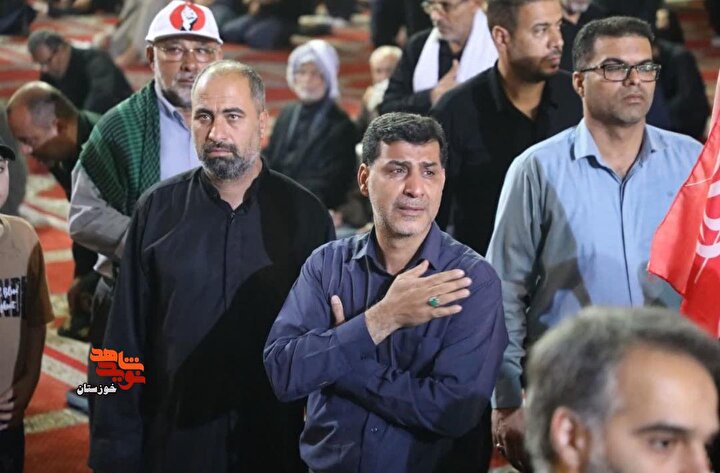 گزارش تصویری/آیین تشییع شهیدان «حسین عموری»، «سعید توکلی زاده» و «محسن نجاتی» در اهواز