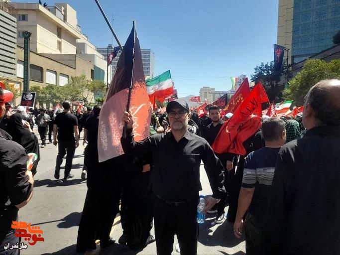حضور مدیرکل بنیاد شهید مازندران در مراسم تشییع باشکوه شهید قائد امت، آیتالله خامنهای در مشهد مقدس حضور مدیرکل بنیاد شهید مازندران در مراسم تشییع باشکوه شهید قائد امت، آیتالله خامنهای در مشهد مقدس