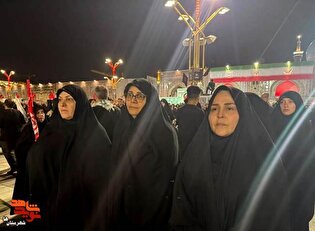 حضور سرپرست بنیاد شهرستان‌های استان تهران در آخرین بدرقه رهبر شهید در مشهد