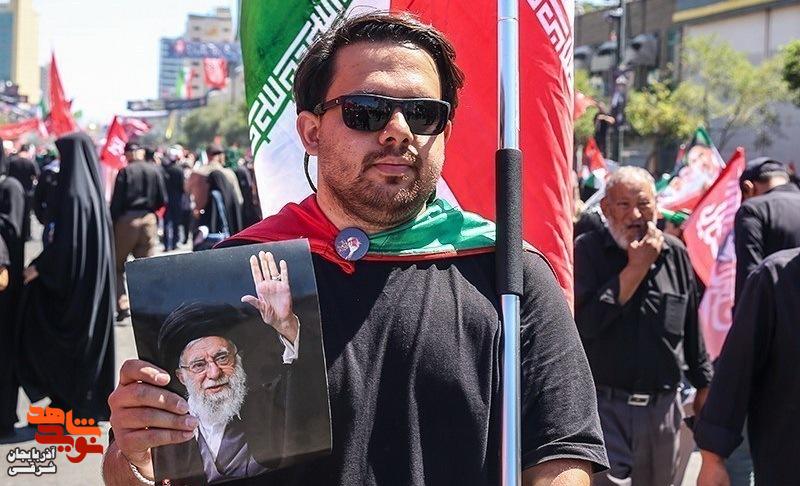 روایتی از سوگ جمعی در روز تشییع روایتی از سوگ جمعی در روز تشییع