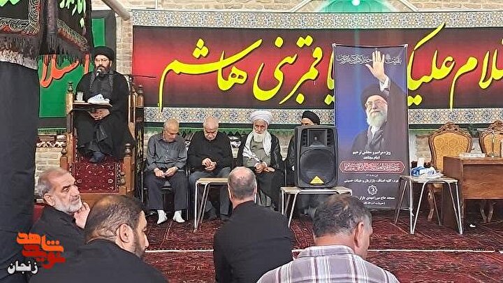 گزارش تصویری/ برگزاری مراسم یادبود «قائد امت» در بازار زنجان