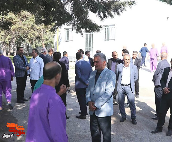 عیادت از جانبازان بستری در بیمارستان ایثار اردبیل+ عکس