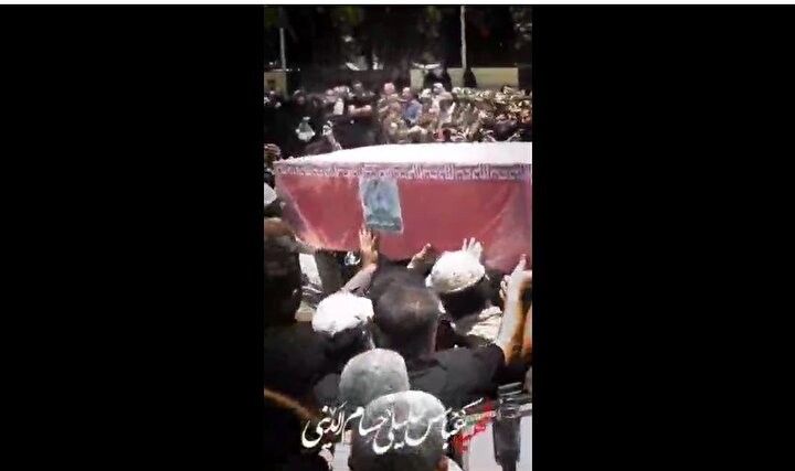 کلیپ / مراسم استقبال از پیکر شهید عباس حسام‌الدینی