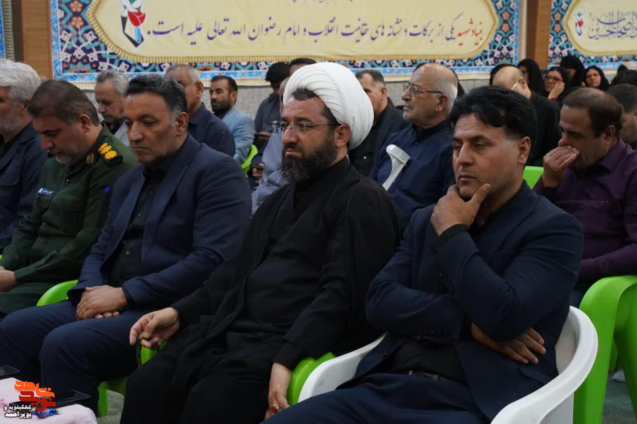 عکس/آیین گرامیداشت شهدای پدخندق و شهدای ماه محرم با عنوان «خورشید در نی‌زار»