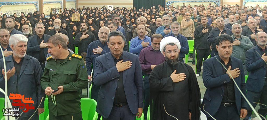 عکس/آیین گرامیداشت شهدای پدخندق و شهدای ماه محرم با عنوان «خورشید در نی‌زار»