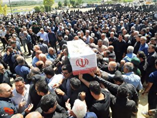 تشییع پیکر مطهر جانباز شهید «حاج نورمحمد دهقان‌فرد» در کازرون