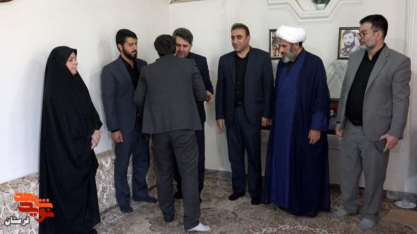 دیدار و تجلیل از خانواده شهید «سیدنورمحمد حسینی»