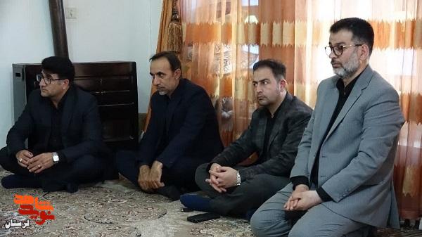دیدار و تجلیل از خانواده شهید «سیدنورمحمد حسینی»