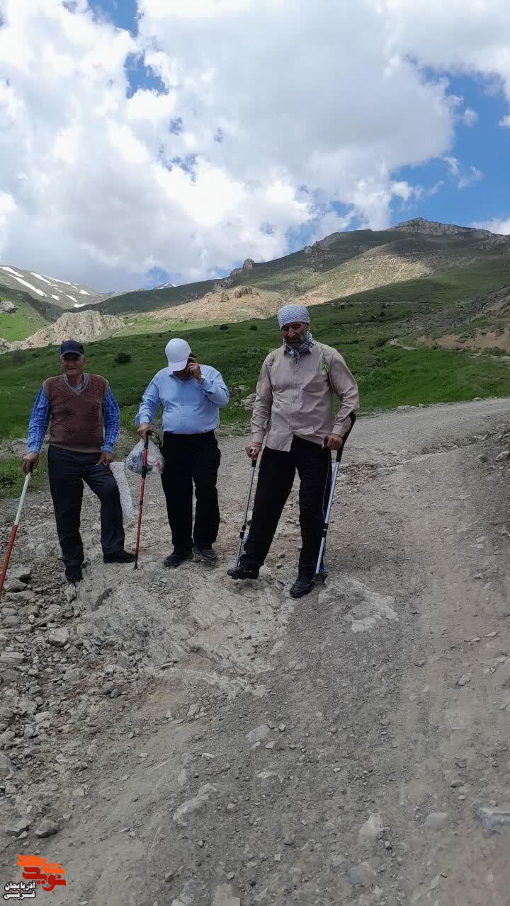 صعود تیم کوهنوردی جانبازان استان به کوه اربیلان خوی