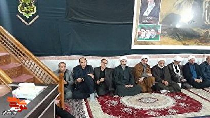 حضور مدیرکل بنیاد شهید مازندران در مراسم ترحیم درگذشت پدر شهید رستمی نیمچاهی در نکا+تصاویر