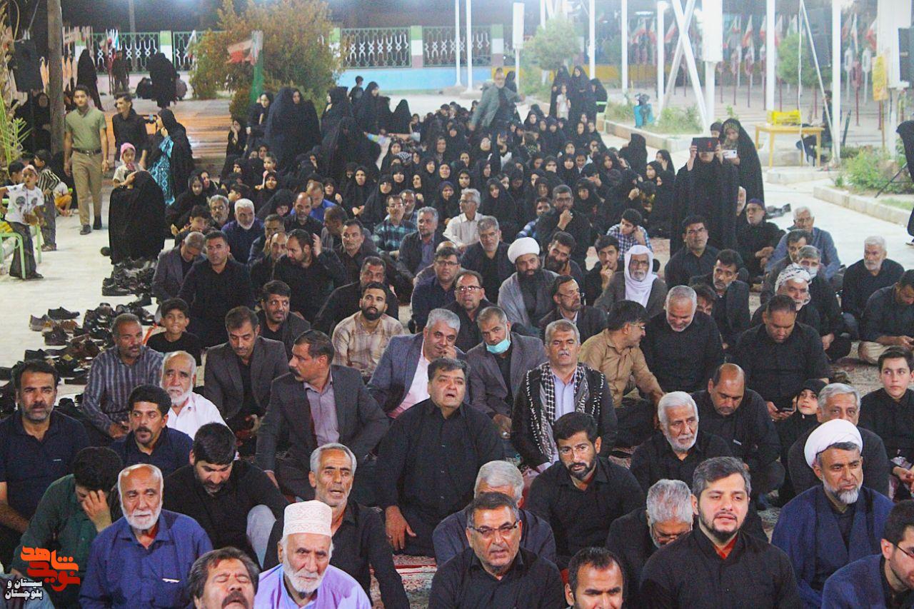 گرامیداشت شهدای هفتم تیر در شب شهادت امام سجاد(علیه السلام) در گلزار شهدای زابل برگزار شد