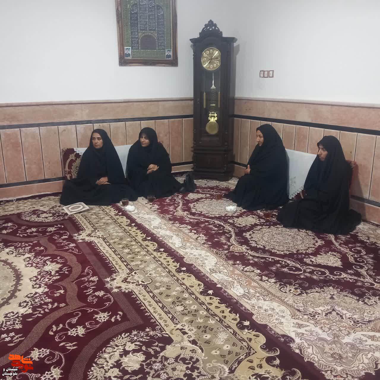 تکریم همسر خلبان شهید«رضا بارانی» در زابل