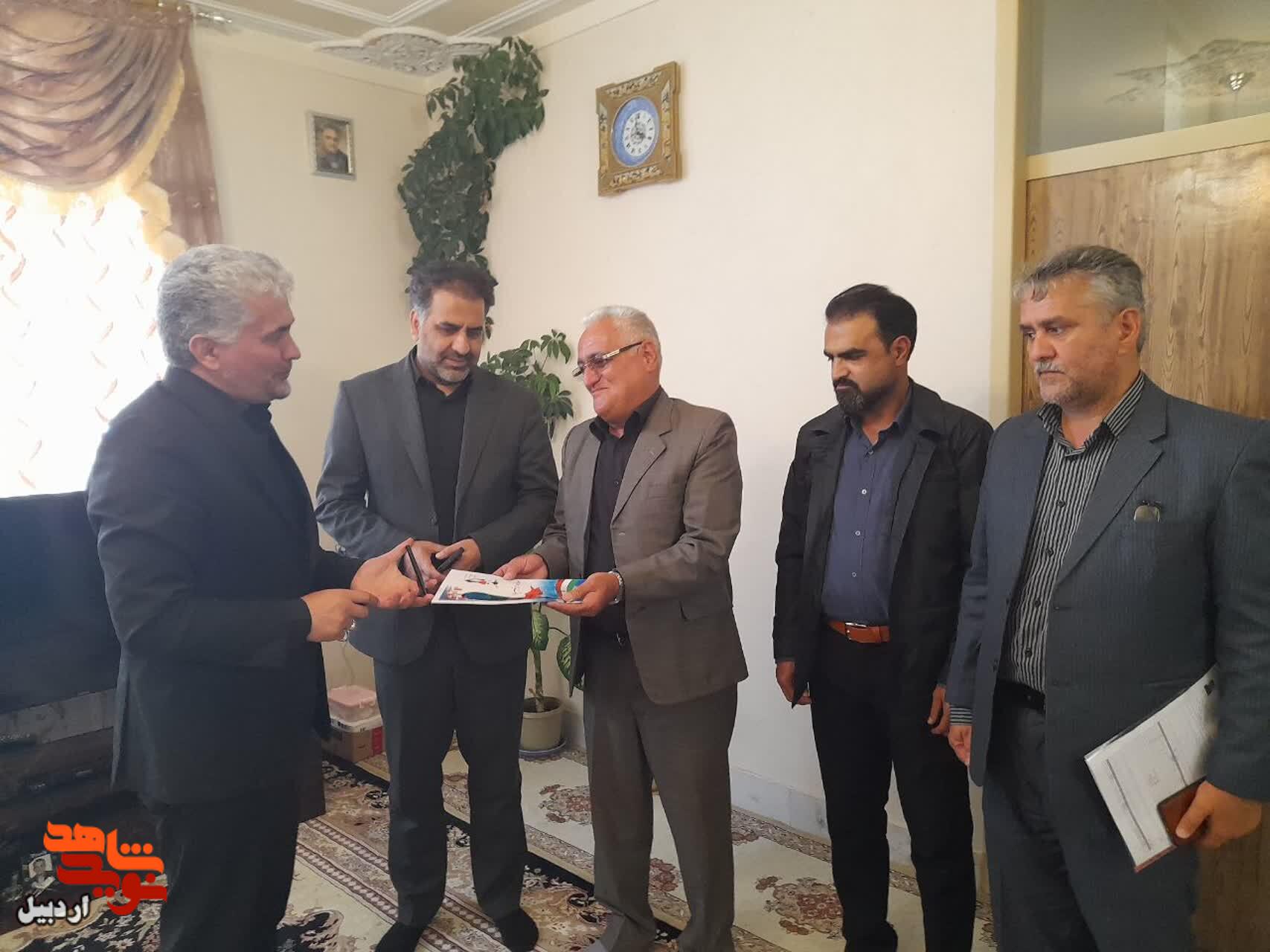دیدار  با جانبازان معزّز در شهرستان نمین+ عکس
