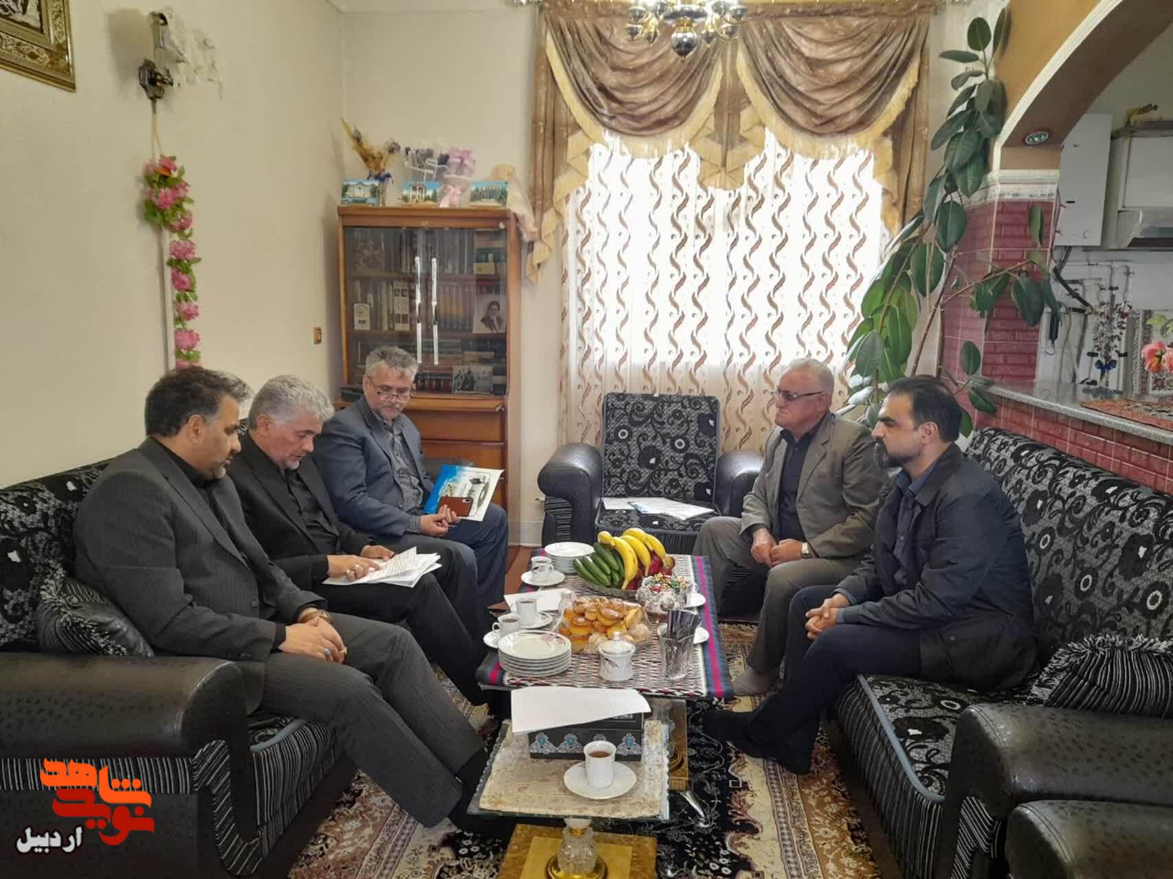 دیدار  با جانبازان معزّز در شهرستان نمین+ عکس