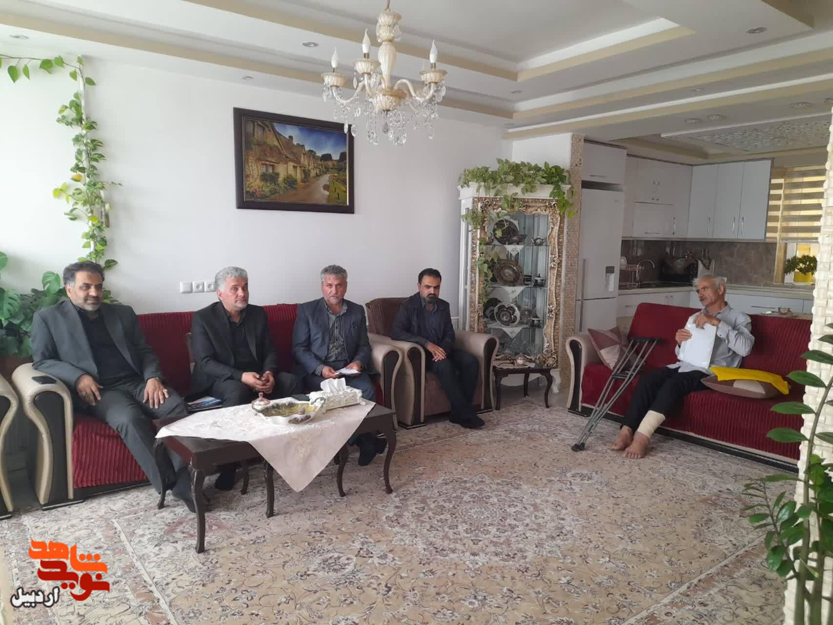 دیدار  با جانبازان معزّز در شهرستان نمین+ عکس