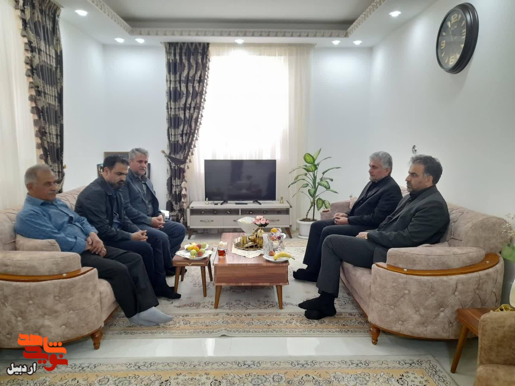 دیدار  با جانبازان معزّز در شهرستان نمین+ عکس