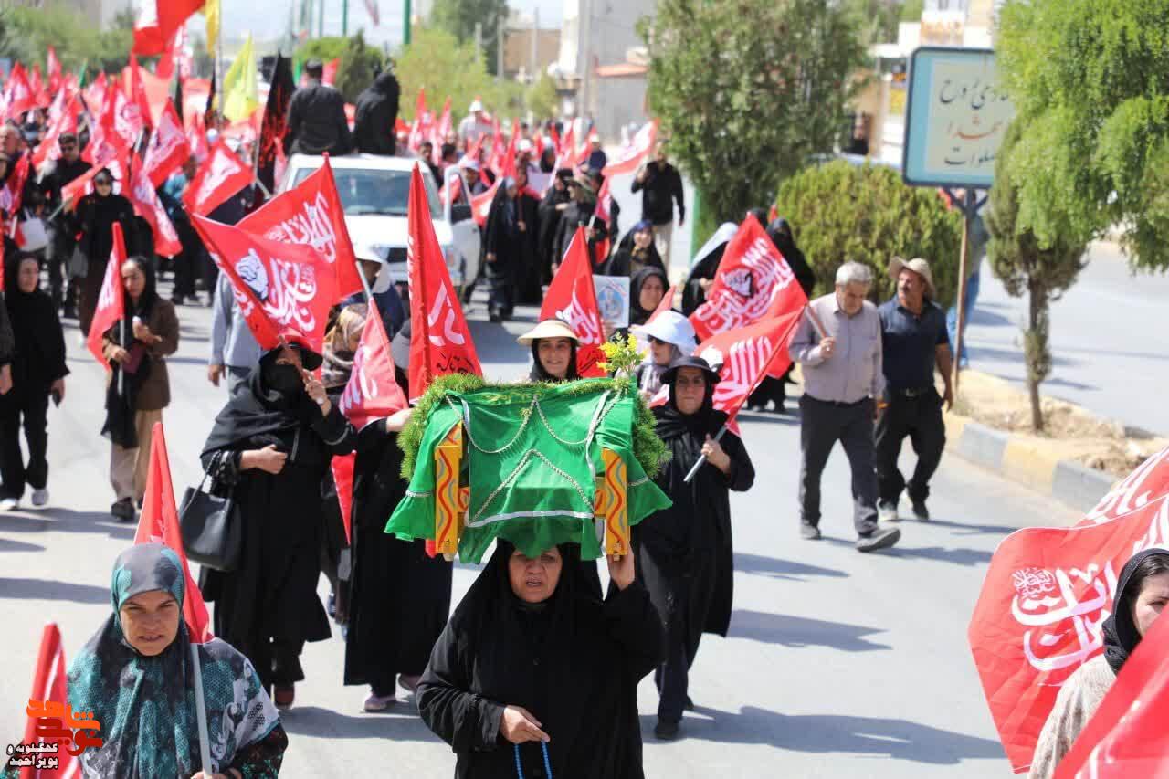 عکس/ یاسوج در امتداد جاده عشق؛ طنین «لبیک یا حسین» جاماندگان اربعین در پایتخت طبیعت ایران