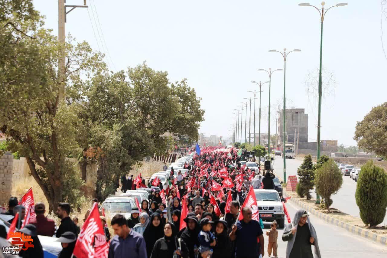 عکس/ یاسوج در امتداد جاده عشق؛ طنین «لبیک یا حسین» جاماندگان اربعین در پایتخت طبیعت ایران