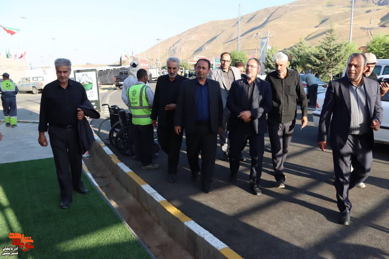 حضور معاون سیاسی و اجتماعی استاندار آذربایجان‌غربی در موکب فرهنگی «سلام شهید» مرز تمرچین