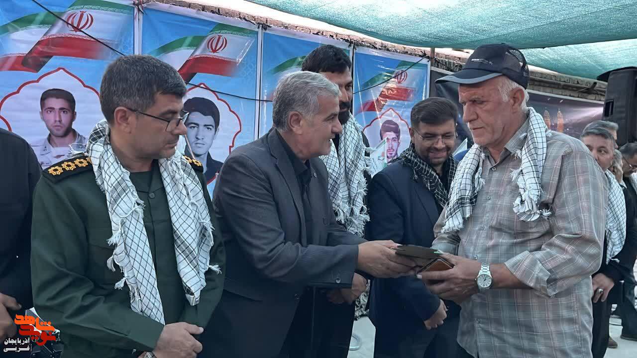 برگزاری یادواره شهدای روستای قالقاچی با حضور مدیرکل بنیاد شهید آذربایجان‌غربی