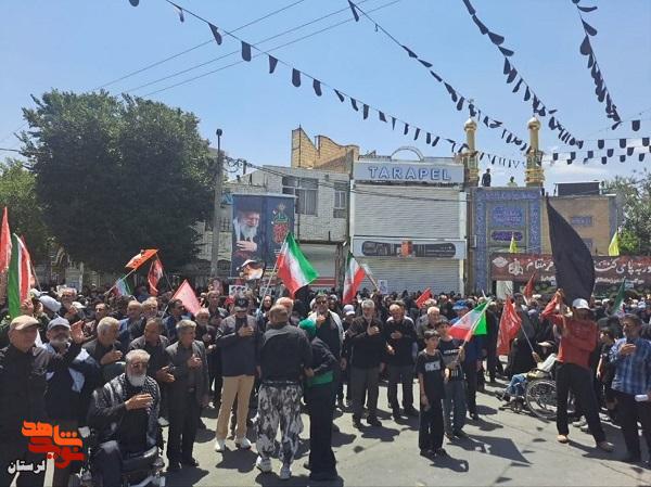مردم لرستان در اربعین حسینی هم نوا با زوار اباعبدالله «ع» عزاداری کردند