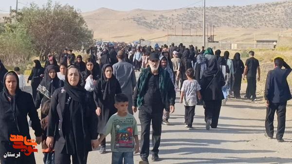 مردم لرستان در اربعین حسینی هم نوا با زوار اباعبدالله «ع» عزاداری کردند