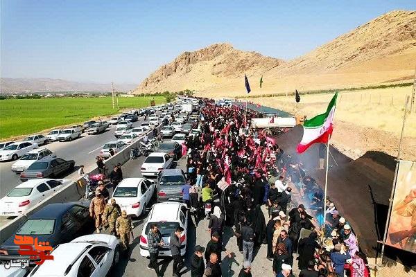 مردم لرستان در اربعین حسینی هم نوا با زوار اباعبدالله «ع» عزاداری کردند