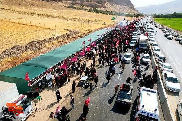 مردم لرستان در اربعین حسینی هم نوا با زوار اباعبدالله «ع» عزاداری کردند