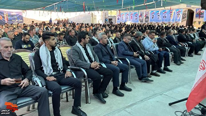 برگزاری یادواره شهدای روستای قالقاچی با حضور مدیرکل بنیاد شهید آذربایجان‌غربی