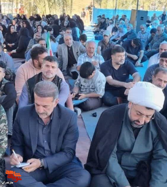 برگزاری یادواره شهدای روستا‌های سیاه‌بیشه شهرستان چالوس