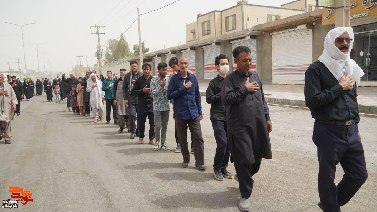 خروش جاماندگان اربعین حسینی در زهک؛ موکب «سلام شهید» جلوهگاه فرهنگ ایثار و شهادت شد خروش جاماندگان اربعین حسینی در زهک؛ موکب «سلام شهید» جلوهگاه فرهنگ ایثار و شهادت شد
