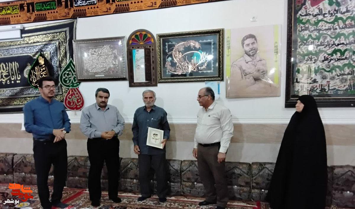 دیدار با خانواده شهید محمد احمدی‌جوان به مناسبت روز مدافعان حرم