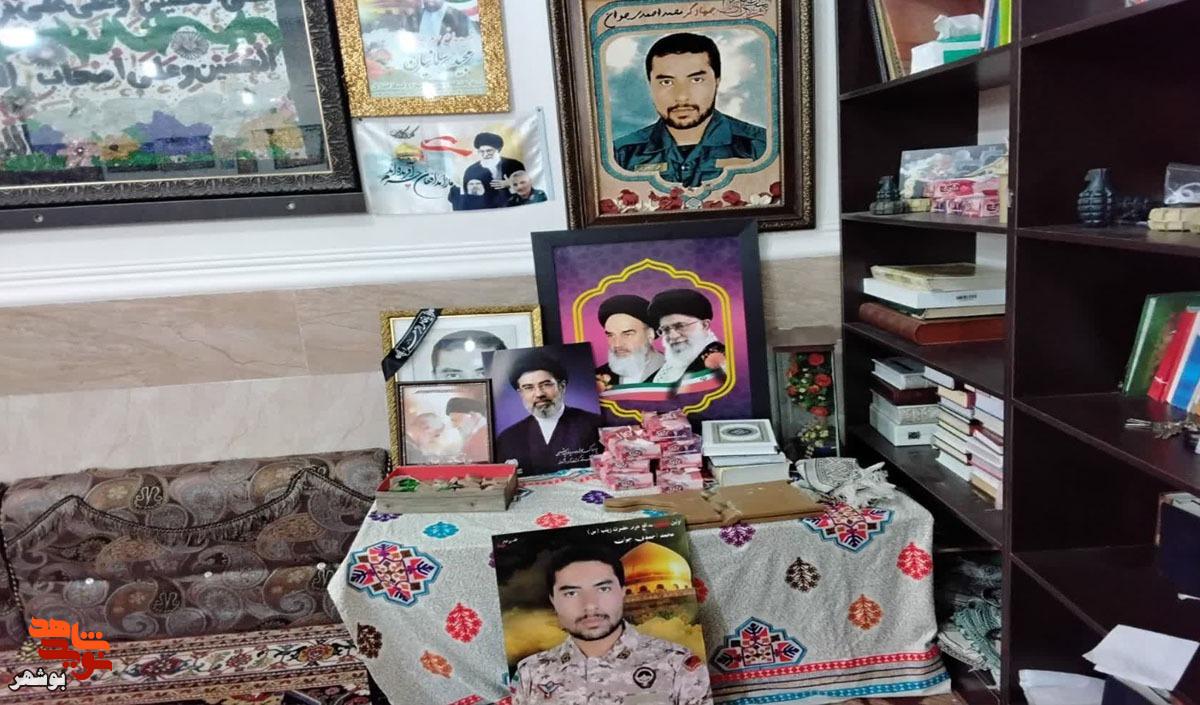 دیدار با خانواده شهید محمد احمدی‌جوان به مناسبت روز مدافعان حرم