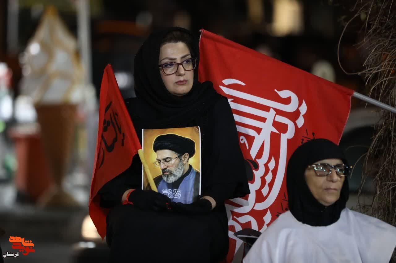 جمع اصحاب حق سنگر خیابانی انقلاب در خونخواهی قائد شهید امت در موج صد و شصت و سه