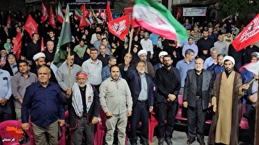 «لبیک یا رسول‌الله»؛ طنین وحدت و همدلی در اجتماع شبانه سنندج