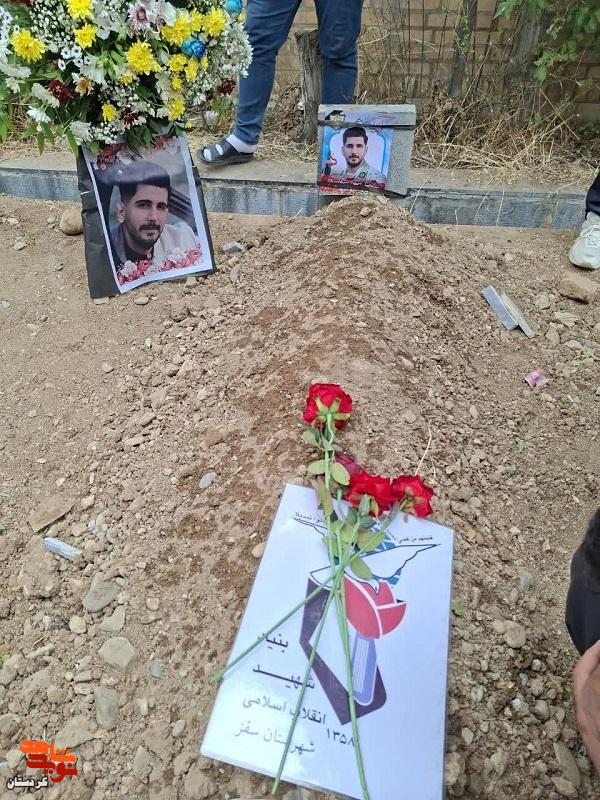 پیکر شهید مرزبان علی باوهای در سقز تشییع و خاکسپاری شد پیکر شهید مرزبان علی باوهای در سقز تشییع و خاکسپاری شد