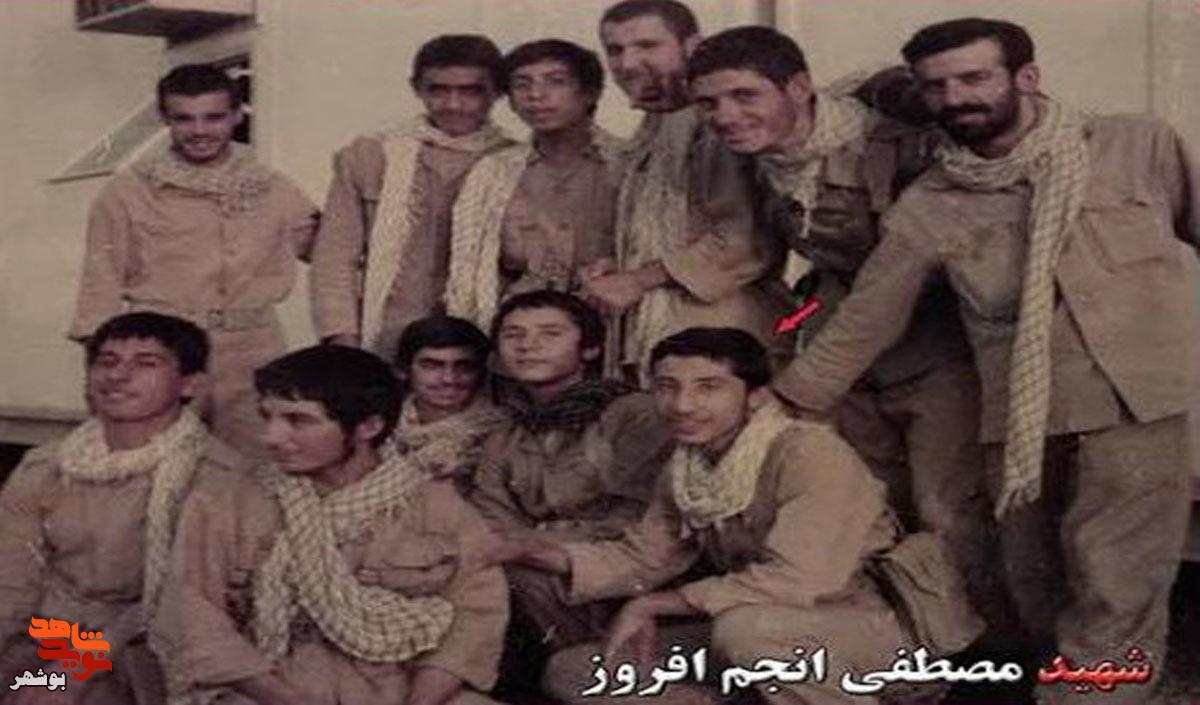 قاب‌هایی از حماسه شهید مصطفی انجم‌افروز