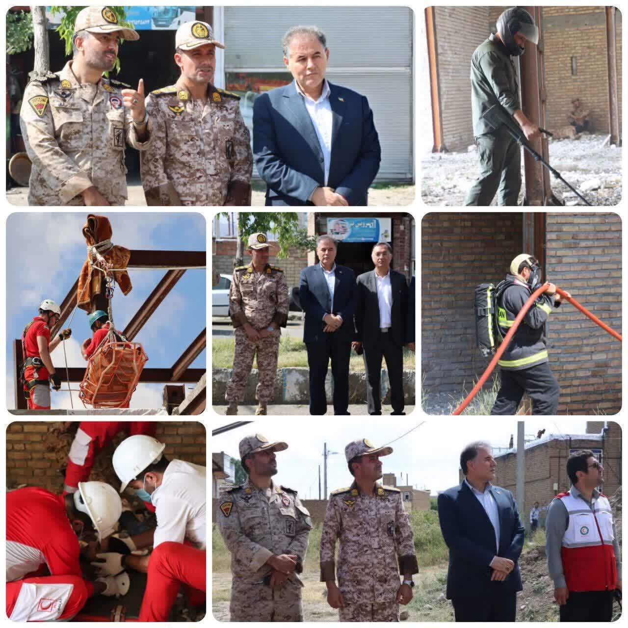 رزمایش پدافند غیرعامل «شهید حسین رسولی» در چالدران رزمایش پدافند غیرعامل «شهید حسین رسولی» در چالدران