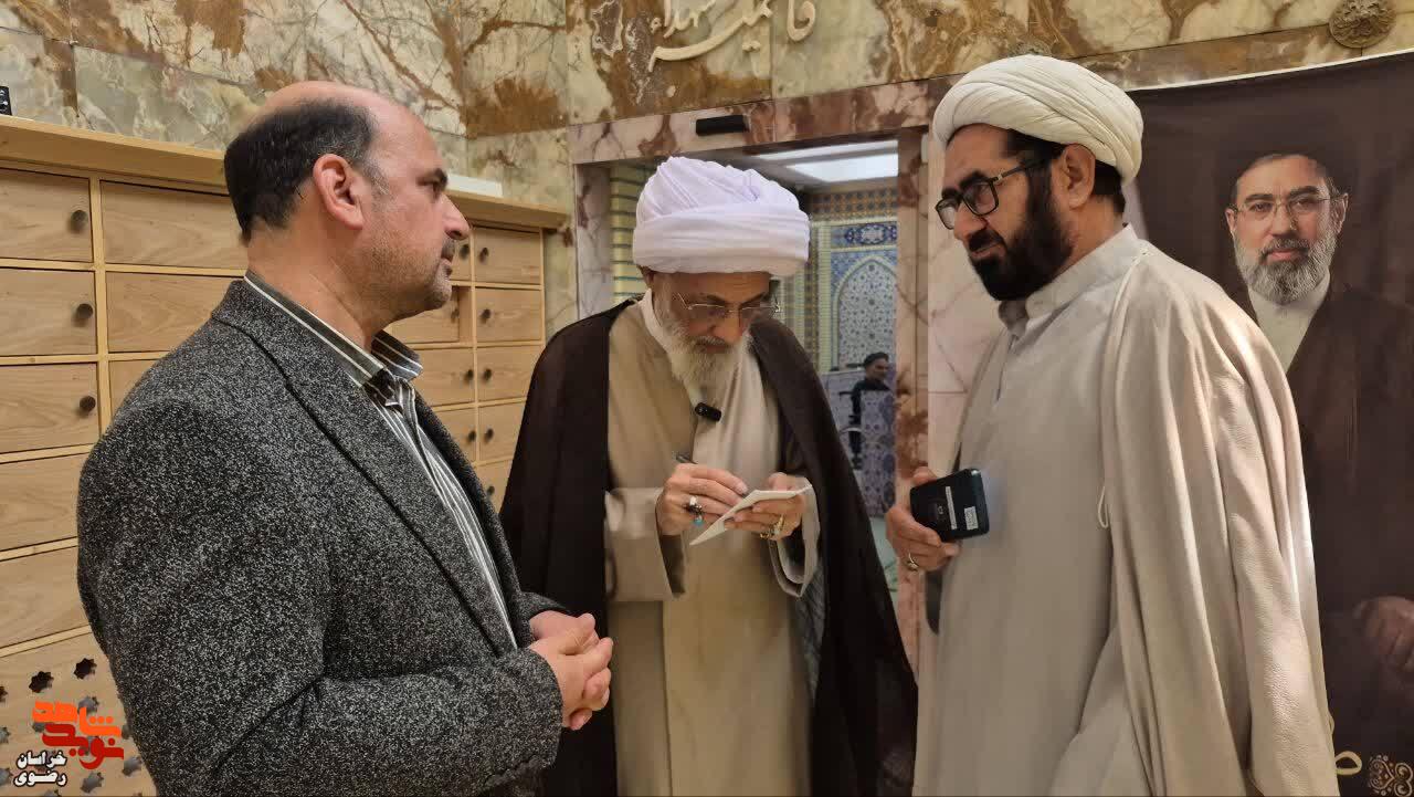 دیدار نماینده ولی فقیه در بنیاد خراسان رضوی با جانبازان ۷۰ درصد نخاعی در آسایشگاه امام خمینی (ره)