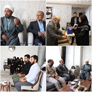 دیدار با خانواده شهید در ارومیه