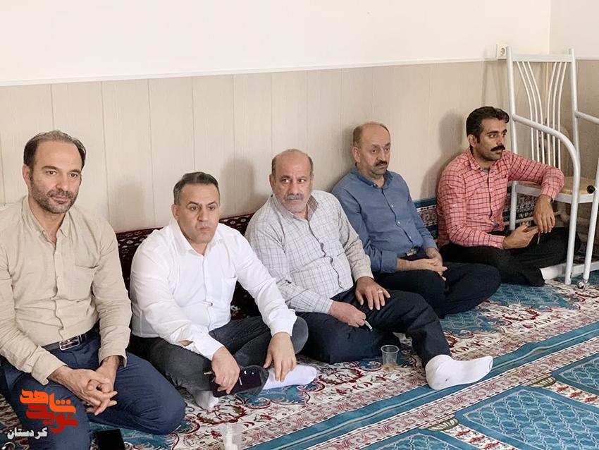 آیین چهلم رهبر شهید انقلاب در بنیاد شهید کردستان برگزار شد