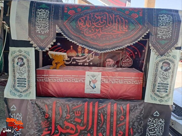 اربعین حسینی به نیابت از رهبر شهید در موکب زنجان