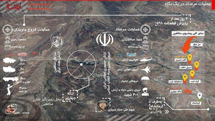 اینفوگرافی/ عملیات مرصاد در یک نگاه