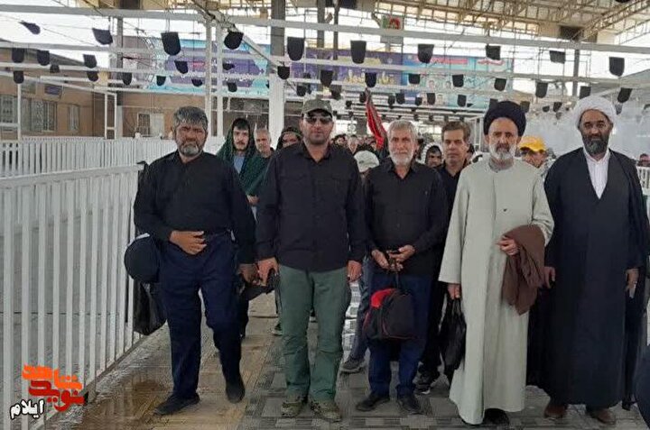 حضور نماینده ولی‌فقیه در بنیاد شهید از روند خدمت‌رسانی به زائران اربعین در مرز مهران