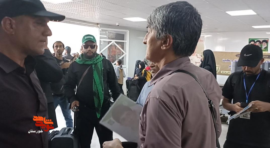 کاروان خانوادههای معظم شهدای مدرسه «طیبه الشجره» از پایانه مرزی شلمچه راهی حریم حسینی شدند کاروان خانوادههای معظم شهدای مدرسه «طیبه الشجره» از پایانه مرزی شلمچه راهی حریم حسینی شدند