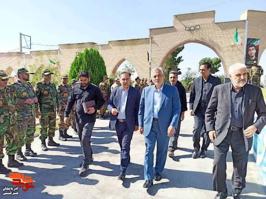 غبارروبی و عطرافشانی مزار شهدای مراغه برگزار شد